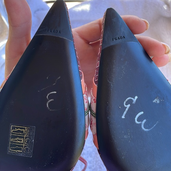 PRADA FLORAL SLINGBACK HEELS - Picture 11 of 16